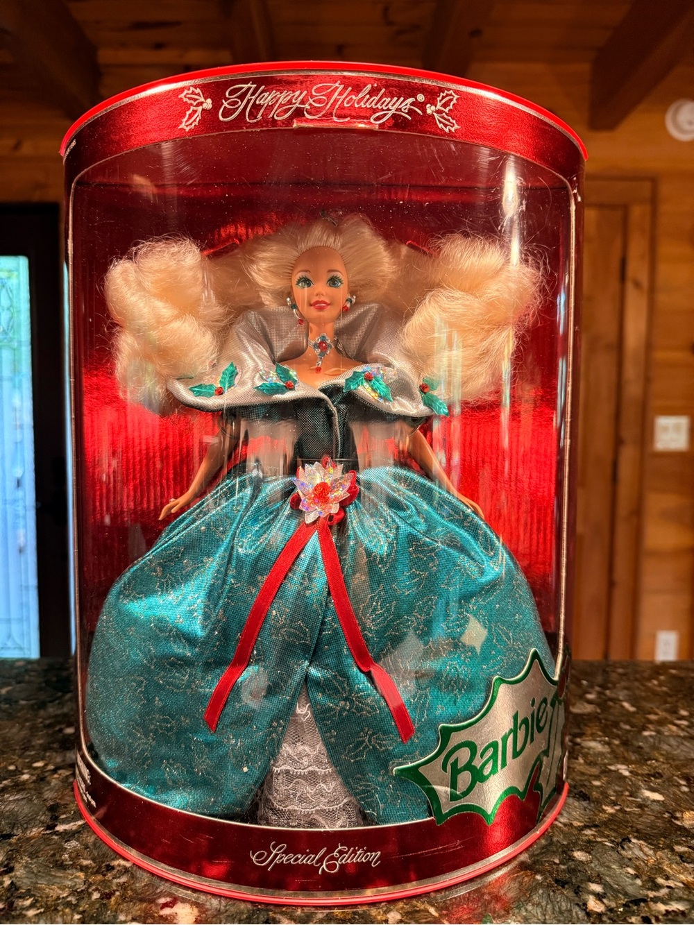 Barbie 1995 Happy Holidays Doll in Packaging